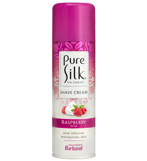 Pure Silk - Raspberry Mist Shave Cream - 7.25 Ounces