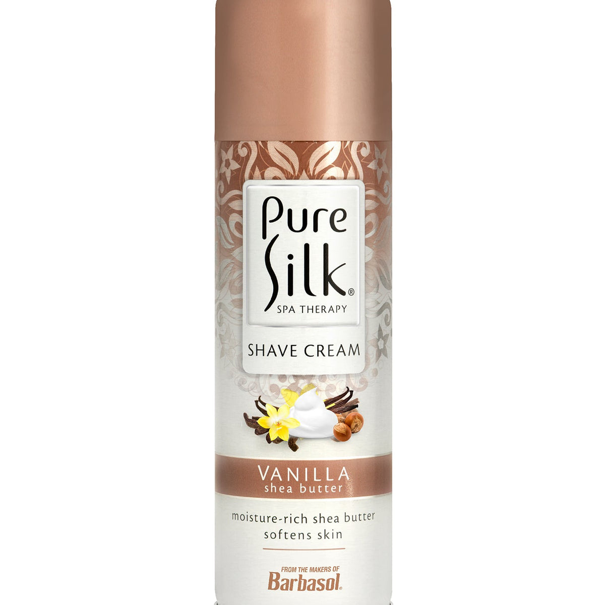 Pure Silk - Vanilla Shea Butter Shave Cream - 7.25 Ounces – The Razor ...