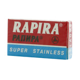 Rapira Classic Super Stainless Steel are manufactured to high quality standards.  The cutting edge is treated at high temperature to achieve a durable long lasting blade.