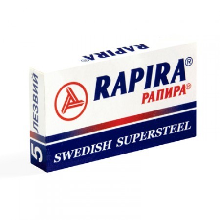 Rapira - Swedish Supersteel Double Edge Razor Blades - 5 blades