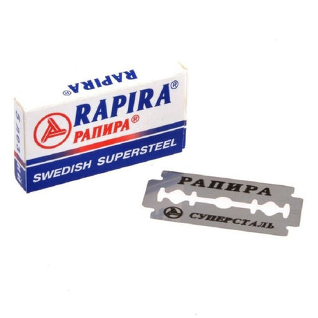 Rapira - Swedish Supersteel Double Edge Razor Blades - 5 blades