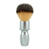 RazoRock - 400 Plissoft Synthetic Shaving Brush - Silver Handle