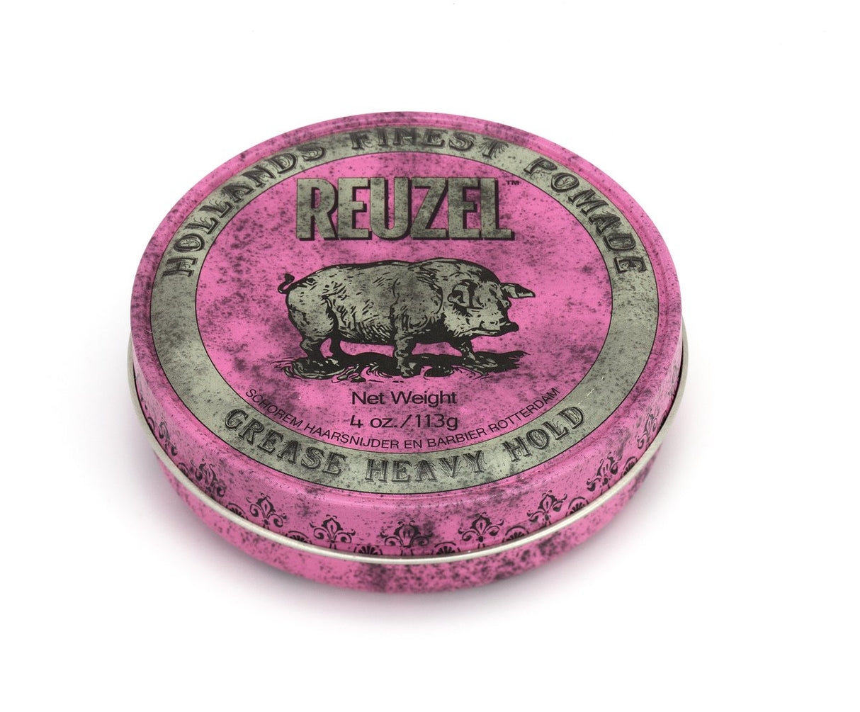 Reuzel - Pink - Pomade - Heavy Hold Grease