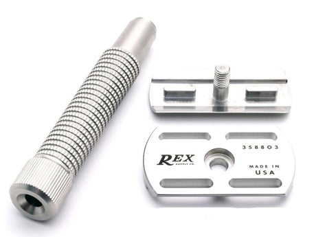 The Envoy Stainless Steel Double Edge Safety Razor   Rex Supply Co. introduces “The Envoy,” the company’s latest entry in the company’s critically acclaimed line of razors and shaving accessories. The Envoy is a double edge safety razor with an elegant look and a weighted feel that delivers an elevated shaving experience.   Rex Supply Co. brand razors are known to deliver a clean, close shave without tugging, pulling or skin irritations and the Envoy is no exception.It was developed by the company’s wet sha