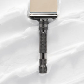 Rockwell Razors - Adjustable Safety Razor - Model T2 - Gunmetal Chrome