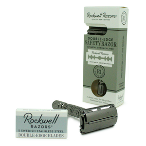 Rockwell Razors R1 - Gunmetal Finish, Double Edge Safety Razor