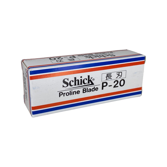 Schick - P-20 Proline Artist Club Style Blades - 20 Pack