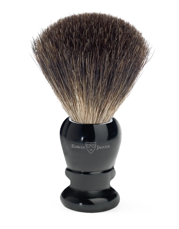 Edwin Jagger Pure Badger 81P46 Imitation Ebony Shaving Brush
