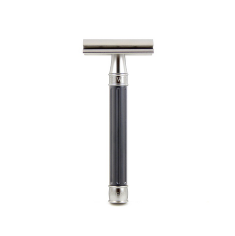 Edwin Jagger 3ONE6 Stainless Steel Gunmetal DE Safety Razor