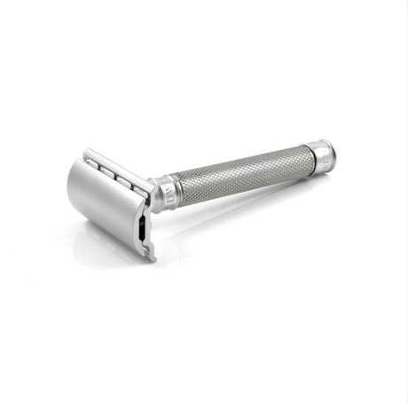 Edwin Jagger 3ONE6 Stainless Steel Knurled DE Safety Razor