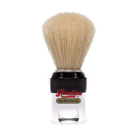Semogue Hereditas 610 Premium Boar Bristle Shaving Brush In Black