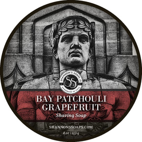 Shannon's Soaps - Bay Patchouli Grapefruit - Shaving Soap