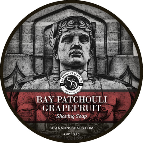 Shannon's Soaps - Bay Patchouli Grapefruit - Shaving Soap