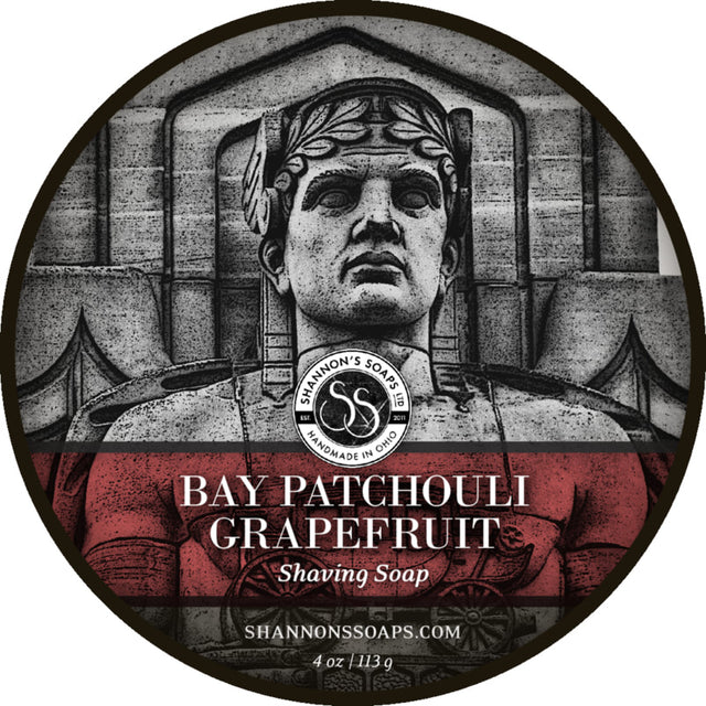 Shannon's Soaps - Bay Patchouli Grapefruit - Shaving Soap