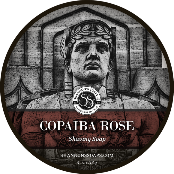 Shannon's Soaps - Copaiba Rose - Shaving Soap