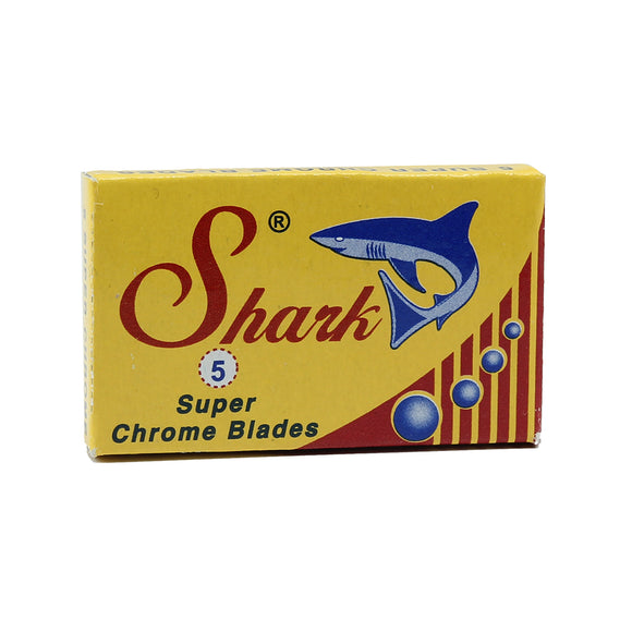 Shark - Super Chrome Stainless Double Edge Razor Blades - Pack of 5 Blades