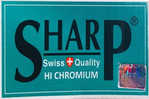 Sharp - HI Chromium Swiss Quality DE Blades - 5 Pack