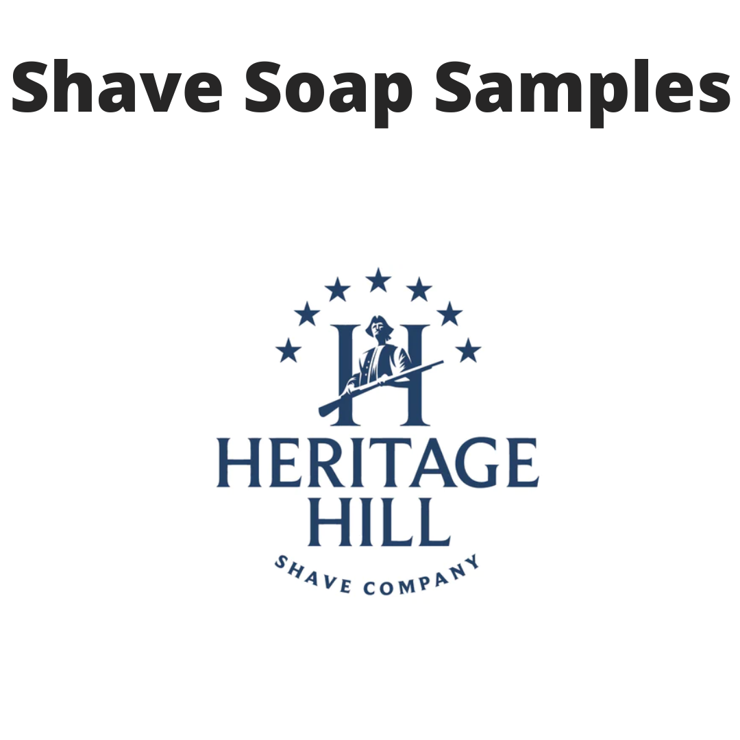 Heritage Hill Shave Soap Samples 1/4 oz The Razor Company