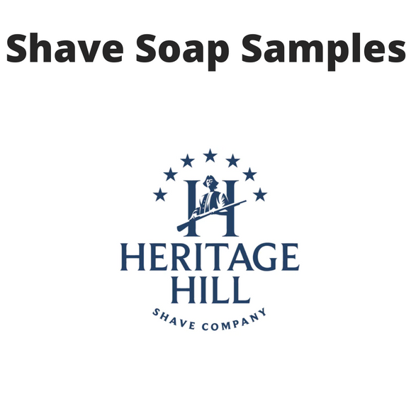 Heritage Hill - Shave Soap Samples - 1/4 oz