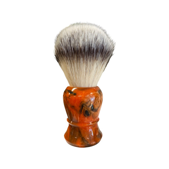 Shavemac - Synthetic Shaving Brush 24mm/54mm Handle 4071 Orange Lava