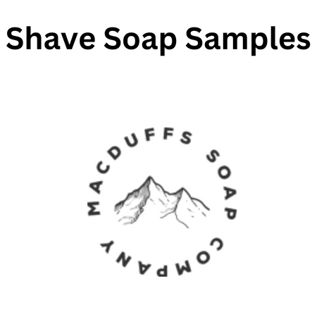 MacDuffs Soap Co. - Shave Soap Samples - 1/4oz