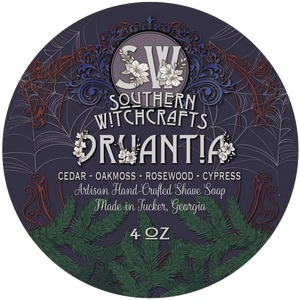 Southern Witchcrafts Shave Soap - Druantia - Vegan