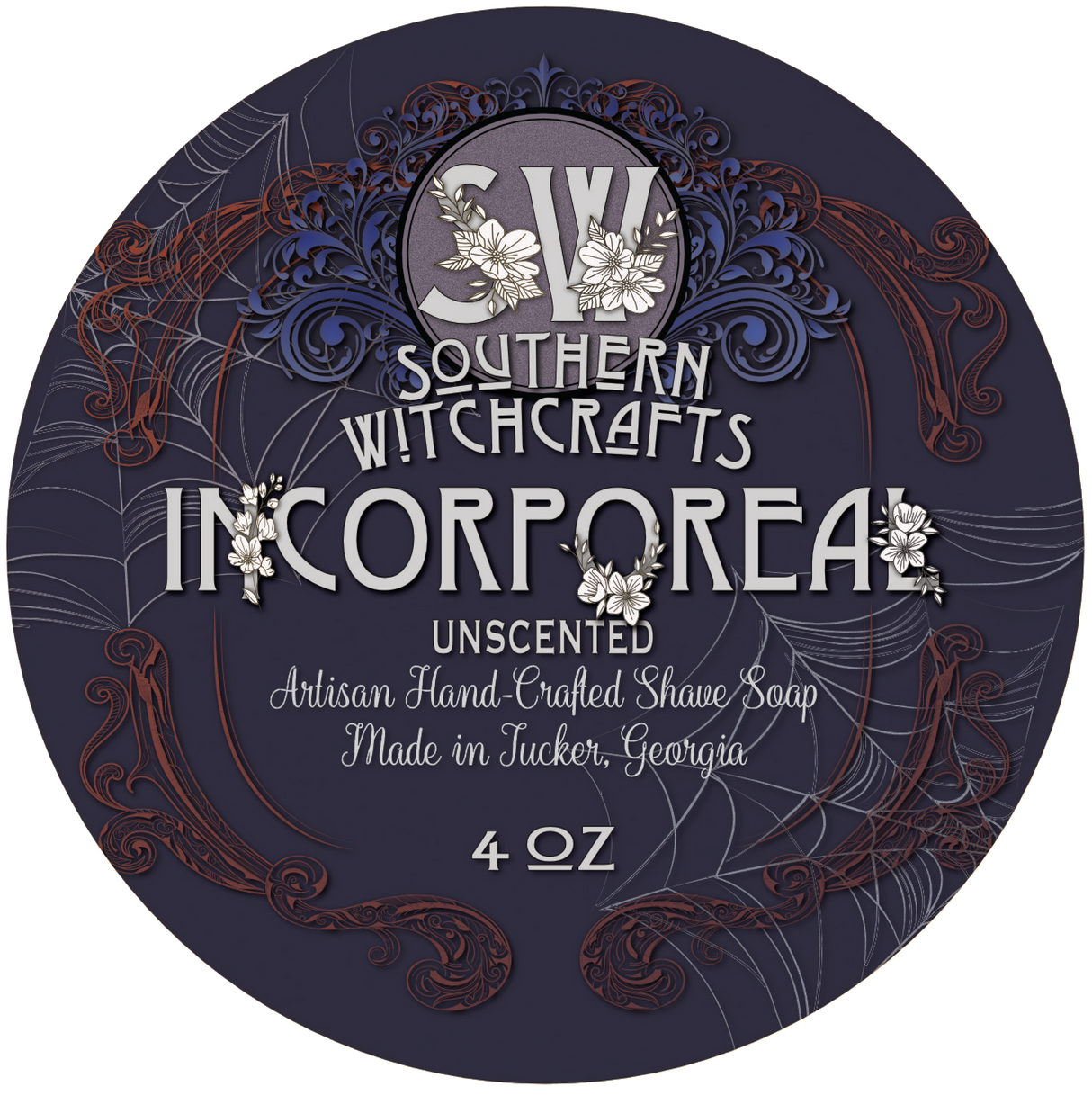 Southern Witchcrafts - Vegan (Unscented) Shave Soap - Incorporeal
