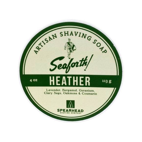 Spearhead Shaving Company - Seaforth Heather - Shaving Soap