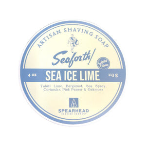 Spearhead Shaving Company - Seaforth! Sea Ice Lime - Shaving Soap - Limited Edition