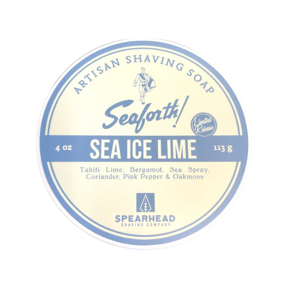 Spearhead Shaving Company - Seaforth! Sea Ice Lime - Shaving Soap - Limited Edition