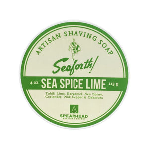 Spearhead Shaving Company - Seaforth! Sea Spice Lime - Shaving Soap