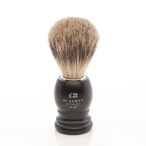 St. James of London - Super Badger Ash (Matte Black) Brush