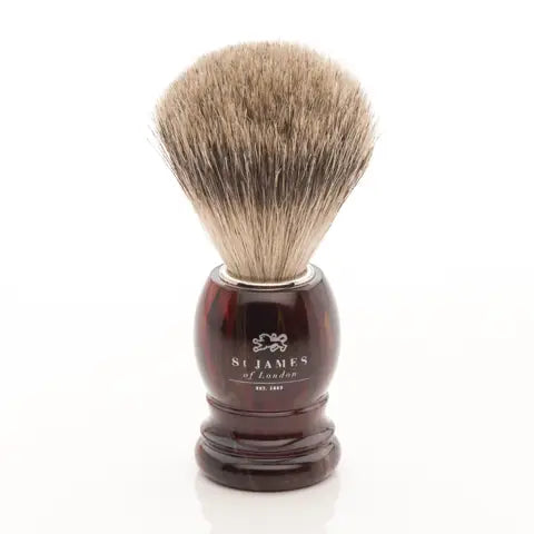 St. James of London - Super Badger Tortoise Brush