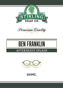 Stirling Soap Company - Aftershave Splash - Ben Franklin