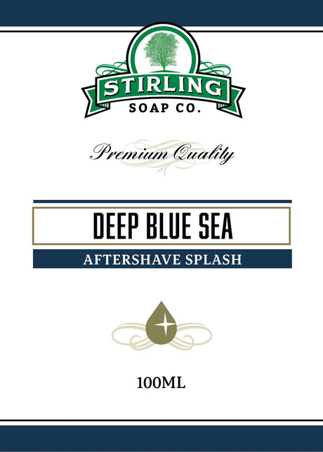 Stirling Soap Company - Aftershave Splash - Deep Blue Sea