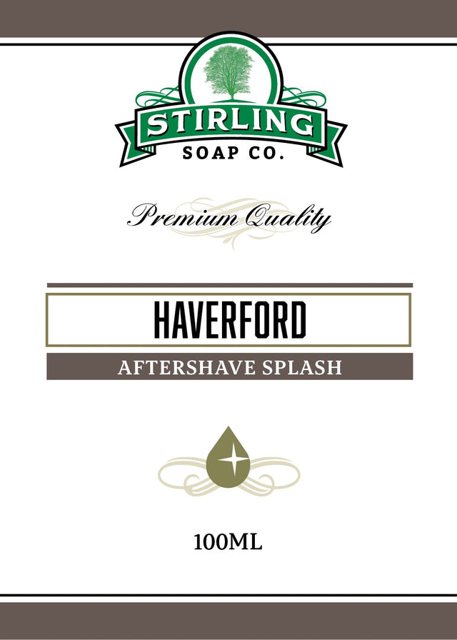 Stirling Soap Company - Aftershave Splash - Haverford