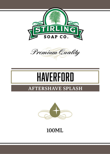 Stirling Soap Company - Aftershave Splash - Haverford