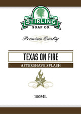 Stirling Soap Company - Aftershave Splash - Texas on Fire
