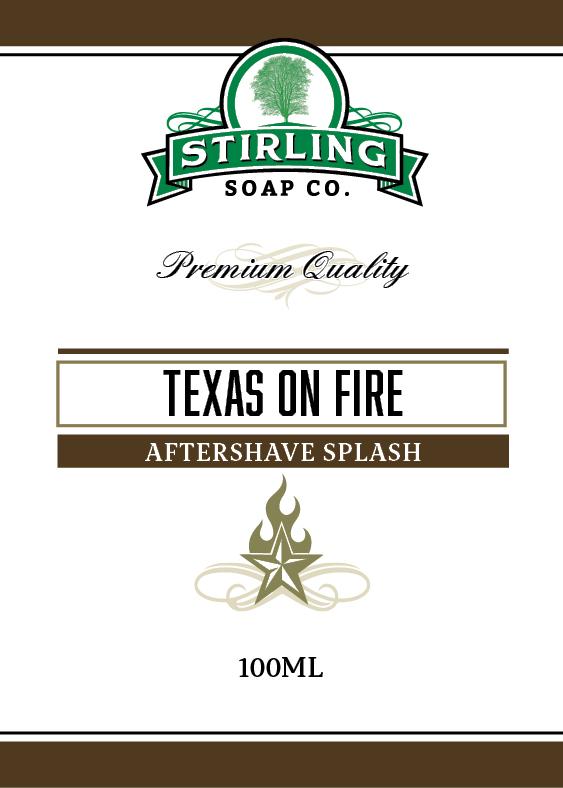 Stirling Soap Company - Aftershave Splash - Texas on Fire