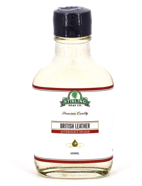 Stirling Soap Company - British Leather - Aftershave Splash