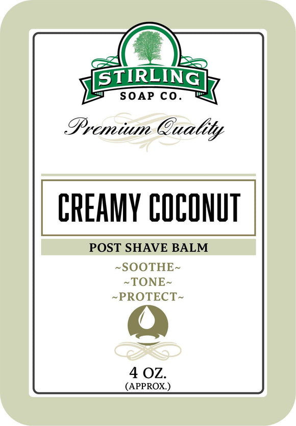 Stirling Soap Company - Creamy Coconut - Post-Shave Balm