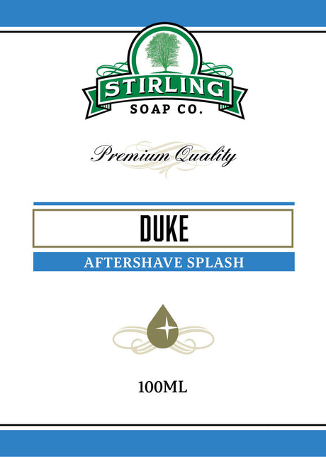 Stirling Soap Company - Duke - Aftershave Splash