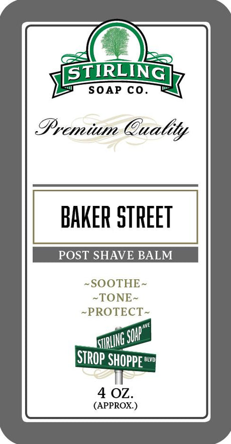 Stirling Soap Company - Post-Shave Balm - Baker Street