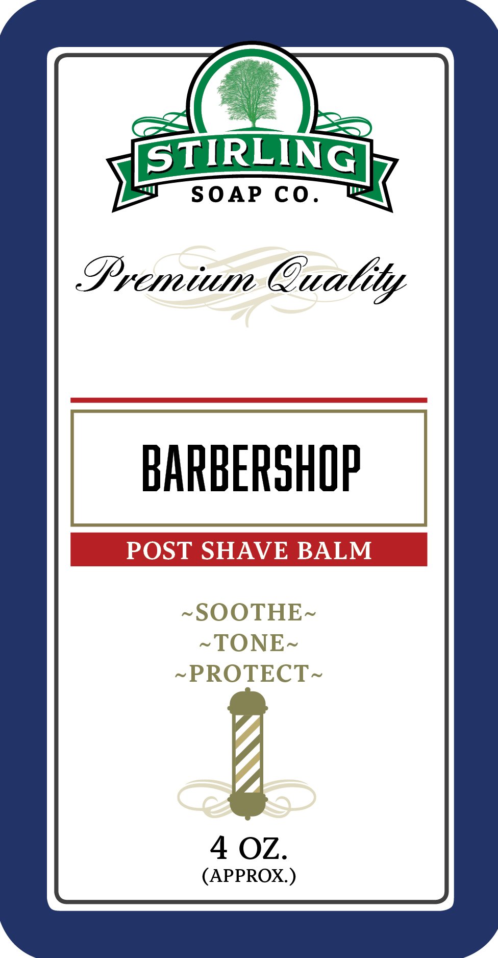 Stirling Soap Company - Post-Shave Balm - Barbershop