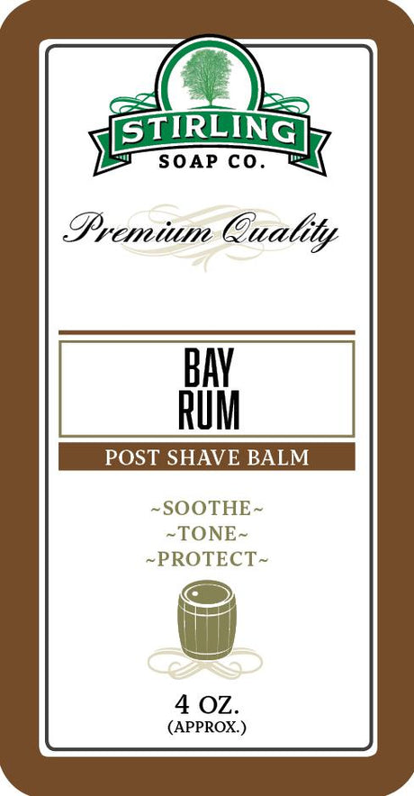 Stirling Soap Company - Post-Shave Balm - Bay Rum