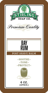 Stirling Soap Company - Post-Shave Balm - Bay Rum