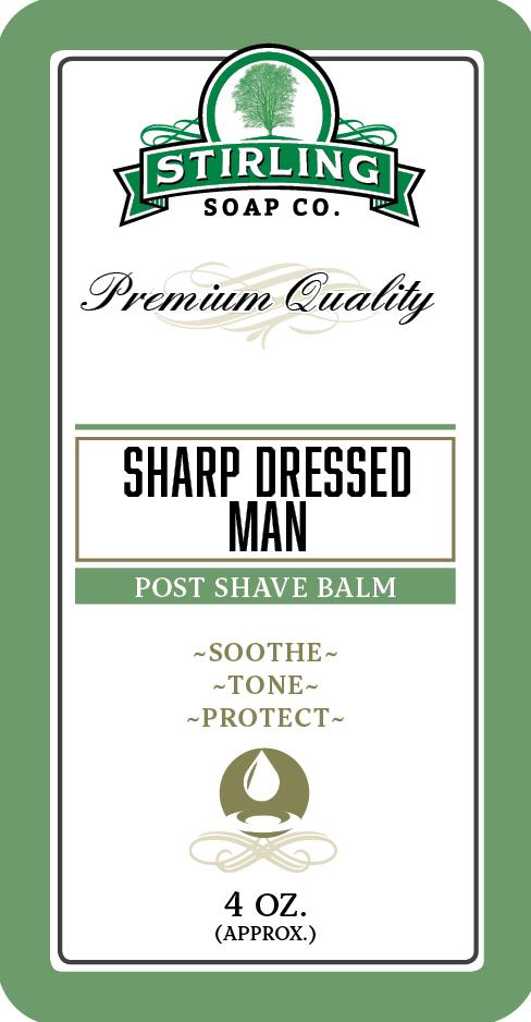 Stirling Soap Company - Post-Shave Balm - Sharp Dressed Man