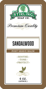 Stirling Soap Company - Sandalwood - Post-Shave Balm