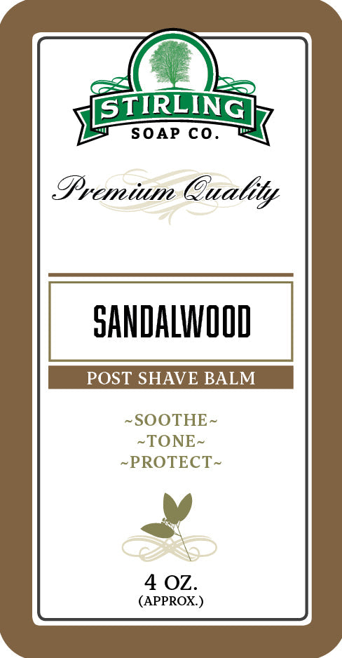 Stirling Soap Company - Sandalwood - Post-Shave Balm