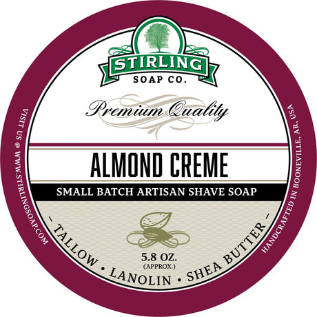 Stirling Soap Company - Shave Soap - Almond Creme